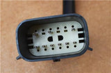 OEM 15-19 EURO Ford Mustang Left Side Rear Door Mirror - Silver GR3B-17683-HE5APF