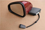 OEM 15-19 EURO Ford Mustang Left Side Power Door Mirror - Red GR3B-17683-HE5DST