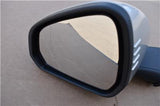 OEM 15-19 EURO Ford Mustang Left Side Rear Door Mirror - Silver GR3B-17683-HE5APF