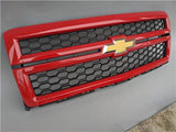 OEM 2014-2015 Chevrolet Silverado 1500 Front Bumper Grille Victory Red 23194172