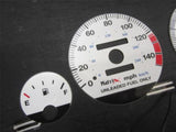 94-01 Acura Integra AT Automatic LS RS GS White Face Glow Gauges 8K Blue & Green