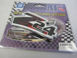 2 Carbon Fiber Fender Emblem Sign Decal Flamed Bedges For Chevy Cavalier Z24