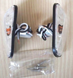 Universal Clear Euro Hot Rat Rod Motorcycle Side Markers Blinker Signal Lights