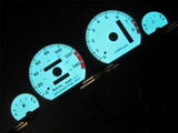 94-01 Acura Integra AT Automatic LS RS GS White Face Glow Gauges 8K Blue & Green