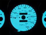 92 93 94 95 Honda Civic DX MT Manual 140 MPH Cluster White Face Glow Gauges Kit