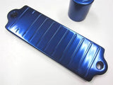 92-00 Honda Civic All Models Billet Battery Strap & Solenoid Cover Anodized Blue