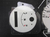 92-95 Honda Civic DX Automatic 140 MPH Cluster White Face Glow Gauges Blue Green