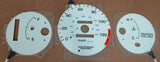1996-2000 Honda Civic DX without RPM AT Automatic Cluster White Face Glow Gauges