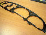 1997 1998 Ford F150 100% Real Carbon Fiber Bezel For Cluster Trim Overlay Billet
