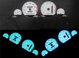 94-01 Acura Integra AT Automatic LS RS GS White Face Glow Gauges 8K Blue & Green