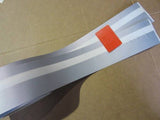 OEM Accessory Smart Car ForTwo Racing Pin Stripes Decals Body Graphics Silver