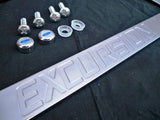 All Ford Excursion Chrome Metal Licensed License Plate Frame W/ logo screw caps