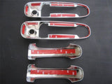 2002-2008 Dodge Ram Truck 2 Dr Chrome Door Handle Covers With Passenger Key Hole