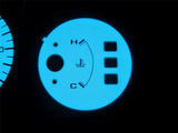 92 93 94 95 Honda Civic DX MT Manual 140 MPH Cluster White Face Glow Gauges Kit