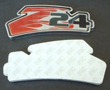 2 Chevy Cavalier Z24 Logo Red Fender Emblem Emblems Sign Decal Flamed Badges