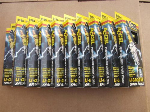 10 Packs of 6 Accel Resistor Race Spark Plug Plugs 8185 577 GM Chevy LOT OF 60