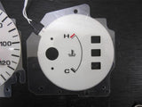 92-95 Honda Civic DX Automatic 140 MPH Cluster White Face Glow Gauges Blue Green