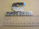 One 1 Genuine OEM Dodge Ram Cummins Turbo Diesel Emblem Decal Badge Chrome
