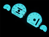 94-01 Acura Integra AT Automatic LS RS GS White Face Glow Gauges 8K Blue & Green