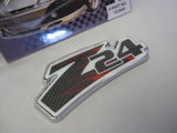 2 Carbon Fiber Fender Emblem Sign Decal Flamed Bedges For Chevy Cavalier Z24