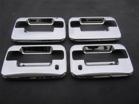 06-08 Lincoln Mark LT Chrome Handle bezels W/O Key Pad W/ passenger Key Hole