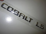 Chevrolet Cobalt LS Rear trunk lid chrome emblem sign OEM GM # 15844048 15264497