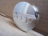 Set of 4 OEM Wheel Center Cap Genuine Jeep For 18" Wheels 2 1/8" Chrome Caps