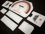 84-88 Toyota 4Runner KPH in Kilometers Cluster White Face Glow Through Gauges