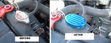 96 97 98 99 00 Honda Civic Blue Billet Radiator Water Cap Cover