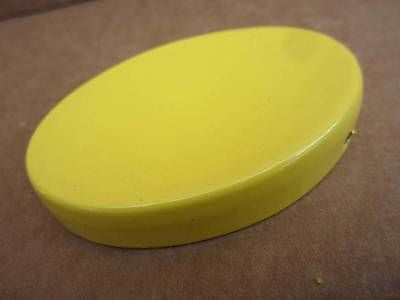 1992-2000 Honda Civic Billet Radiator Water Cap Cover Powder Coated Gloss Yellow