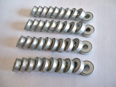 Unidentified 40 Lot Small Galvanized Steel Conveyor Roller Ball Bearings Bearing