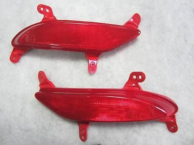 2013 2014 OEM Hyundai Santa Fe Sport Rear LH RH Bumper Reflector Reflectors Pair