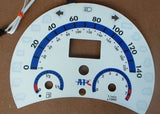 98 99 00 01 02 03 04 VW Beetle Bug Volkswagen Automatic White Face Glow Gauges