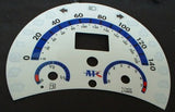 98 99 00 01 02 03 04 VW Beetle Bug Volkswagen Automatic White Face Glow Gauges