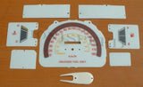 84-88 Toyota 4Runner KPH in Kilometers Cluster White Face Glow Through Gauges