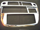 96 97 98 Honda Civic Center Console Alum Chrome Cover AC & Heater Trim Overlay