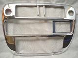 96 97 98 Honda Civic Center Console Alum Chrome Cover AC & Heater Trim Overlay