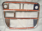 96 97 98 Honda Civic Center Console Alum Chrome Cover AC & Heater Trim Overlay