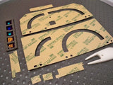89 90 91 92 93 Metric KPH S10 Blazer Cluster White Face Glow Through Gauges Kit