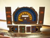 84-88 Toyota 4Runner KPH in Kilometers Cluster White Face Glow Through Gauges B