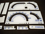 89 90 91 92 93 Metric KPH S10 Blazer Cluster White Face Glow Through Gauges Kit