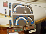 89 90 91 92 93 Metric KPH S10 Blazer Cluster White Face Glow Through Gauges Kit