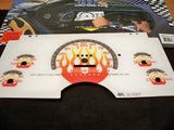 95 96 97 Chevy S10 Blazer Isuzu White Face Glow Through Flamed Gauges W/NO Tach