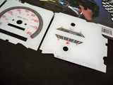 88 89 90-92 Bronco 2 II White Glow Through Face Gauges