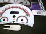 98-04 Metric In Kilometers KPH VW Beetle Bug White Face Glow Through Gauges R