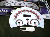 98-04 Metric In Kilometers KPH VW Beetle Bug White Face Glow Through Gauges R