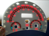 98-04 Metric In Kilometers KPH VW Beetle Bug White Face Glow Through Gauges R