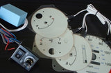 96-00 Honda Civic DX MT Manual Stick Shift White Face Cluster Glow Gauges NO/RPM