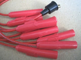 ACCEL 7540R  Spark Plug Wires Wire Red 5MM Straight Boots 150 Ohms FERRO-SPIRAL