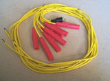 ACCEL 7540Y Spark Plug Wires Yellow 5MM Straight Boots 150 Ohms FERRO-SPIRAL